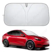 For Tesla Model Y 3 Windshield Sun Shade Front Window Cover Visor UV Protector