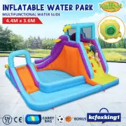 Kids Inflatable Water Park Castle Splash Play Pool Water Slide Jumping Bouncer