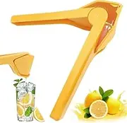 Lemon Juicer Squeezer, Easy Squeeze Hand Juicer, Citrus Squeezer That Folds Flat For Space-Saving Storage, Manual Lime squeezer with Sideways Pivot to Increase Leverage + Reduce Effort Needed