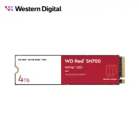 在飛比找momo購物網優惠-【WD 威騰】WD 紅標 SN700 4TB NVMe PC