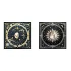 Tarot Tablecloth Tapestry Moon Planet Altars Cloth Witchcrafts Supplies