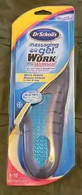 Dr Scholls Work Massaging Gel Shoe Insoles Women’s 6-10 All-day 1 Pair