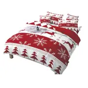Santa Xmas Ultra Soft Duvet Doona Cover Set Vary Size