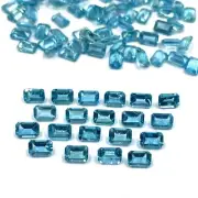 Natural Apatite Octagon Cut Loose Gemstone Lot 17 Pieces 4*6mm 10Cts