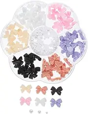 NULYLU Manicure Charms with Bow and Pearl Design Nail Art Decorations for Women of Unique Nail Gems for Special Occasions and Easy Application