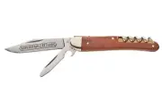 ROBERT KLAAS SOLINGEN "KISSING CRANES" POCKET KNIFE / 4.33" HANDLE / PALIS. WOOD