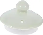 PAMINGONO Ceramic Teapot Lid Replacement Elegant Cover for Teapot Tea Cup Lightweight Accessory for Home Parties Camping Practical Design Prevents Liquid Leakage