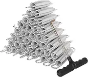 Trampoline Springs, Heavy Duty Galvanized Steel Replacement Trampoline Parts Springs