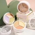 3 Colors Concealer Palette Eyeshadow Base Palette Matte Concealer' Contour Y6O3