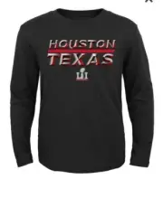 YOUTH BOYS NFL Houston Texans Long Sleeve Shirt Outerstuff 14-16 size L
