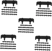 [Alipis] 5sets Air Fryer Parts Set Silicone Bumpers Protectors for Basket Plate Tips Replacement Feet for Tower Easy Install 20pcs*5