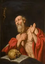 The penitent Saint Jerome 8 x 10" Satin Matte REPRINT