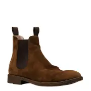 JACE TAN WASHED SUEDE BOOTS