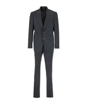 Long-sleeved blazer and casual pants set IT52,IT50 Black