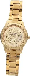 [CATIEBYE] Men Watch Stainless Steel Wristwatch with Unique Hollow Dial Design Lightweight Business Watch for Daily Wear and Work