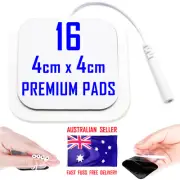 ALDI TENS EMS compatible ELECTRODE PADS - 4cm x 4cm x 16 PREMIUM PADS