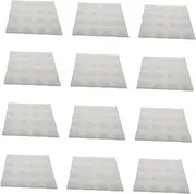 HAMPPLIES 12Pcs Sound Dampening Panels Pyramid Shape Acoustic for Noise Reduction Sound Padding for Home Theater and Music Rooms Fire Retardant