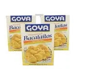 (PACK of 03) Goya Bacalaitos Codfish Fritter Mix 4.5oz