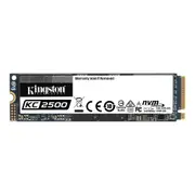 KINGSTON KC2500 2TB M.2 NVMe PCle SSD 3D NAND 3,500/2,900MB/s 375,000/300,000 IOPS 1.2PBW XTS-AES 256 bit Encryption 2M hrs MTBF 5yr wty