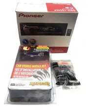 New Pioneer DEH-150MP CD RDS Receiver with Remote and Installation Kit