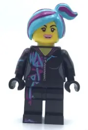 LEGO NEW WYLDSTLE MINIFIGURE FROM THE LEGO MOVIE FEMALE FIG BLUE HAIR