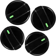 OFFSCH Gas Stove Knob Replacement 4 Pack Plastic Knobs for Cooktop Fast Ignition Kitchen Restaurant Accessories