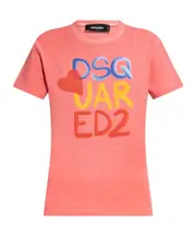 Dsquared2 Summer Lovers Just Right Fit T-Shirt XXS,S,XS Pink