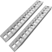 84*14*2.5inch/213x36 cm Aluminum Ramps 6000Lbs Car Trailer Truck Hook End 1 Pair Ramps