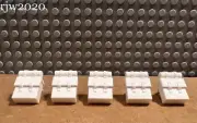 NEW LEGO WHITE BACKPACK x5 - Minfigure Accessory- Star Wars Hoth / Rebels