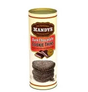 Mandy'S Cookie Thins, Rich Chocolate, 4.6 Ounce (Pack of 6)