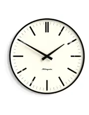 [Newgate] Matte Radio City Wall Clock in Black