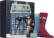 SOCKSHOP 2024 25 Day Christmas Sock Advent Calendar for Men | Bamboo Socks | 7-11