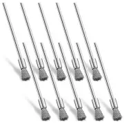 10 Pcs Wire Brush Extended Cleaning End Brushes Pen Wire Scrub for Drill