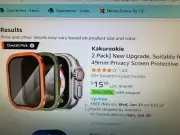 apple watch series ultra 49mm tempered glass screen protectors Kakurookie 4pk