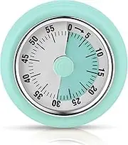 Wind Up Kitchen Timers, 60 Minute Mechanical Visual Timer Outlet Magnetic Countdown for Classroom Cooking Fitness Baking Studying Teaching,Home MOD ADHD Tools Homeschool Supplies for Kids Seniors
