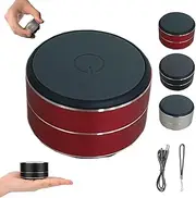 Buzzgo Speaker, Buzzgo Echo Speaker, Bluetooth Mini, 2025 New Bone Conduction, Portable Small Wireless with Suction Cup for Home, Outdoor, Travel (Red)