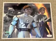 STAR WARS CLONE WARS 8X10 Photo AUTOGRAPH ANAKIN OBI-WAN & CLONE TROOPER JSA COA