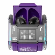 Transformers True Wireless Earbuds Bluetooth Headphones Purple MG-C03