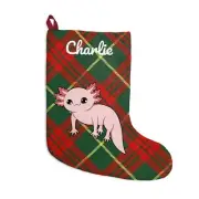 Axolotl Stocking Gift Water Salamander Mom Dad Personalized Christmas Decoration