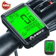 US LCD Digital Bicycle Computer Bike Backlight Speedometer Odometer Waterproof
