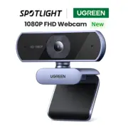 UGREEN USB Webcam 1080P HD 2K Dual Microphones For Laptop PC Youtube Zoom Video