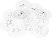 BIUDECO 30pcs No Drill Tip Furniture Anchors for Proofing Self Adhesive Wall Straps for Dresser Stability Efficient Fixation to Prevent Tipping and Accidents