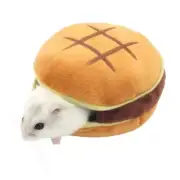 Small Animal Hideouts Burgers House for Mini Squirrels Junior Chipmunks
