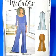 Sewing Pattern -McCalls M8007 A5 Sz 6-14 Misses Pants