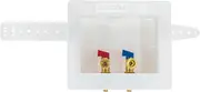 Eastman 60245 1/2-in PEX Dual Outlet Washing Machine Outlet Box