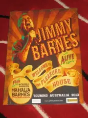 JIMMY BARNES - 2013 AUS TOUR - COLD CHISEL - LAMINATED TOUR POSTER
