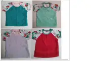 Ariel Little Mermaid cotton toweling T shirt style dribble Bib/Coverall/Smock