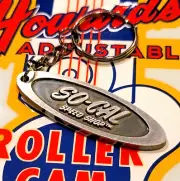 So-Cal Speed Shop metal KEYCHAIN vtg Hot Rod Custom key ring fob emblem chain