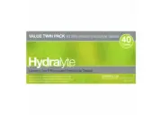 3 x Hydralyte LEMON LIME Effervescent Tab 40 twin pack - 120 Tablets TOTAL
