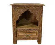 Carved Bedsides 1 Drawer